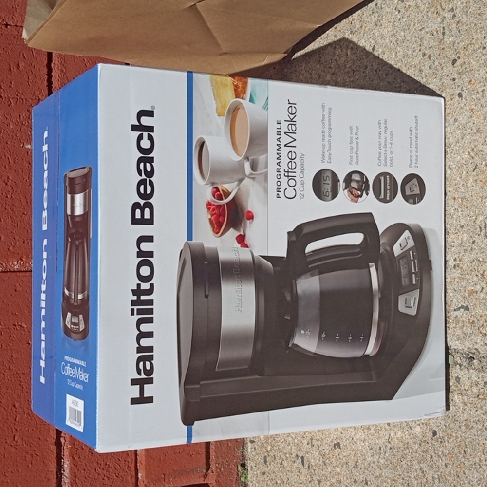 Hamilton Beach coffee maker brand new